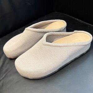 Rothy's Beige Slip-On Flats
